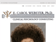 Tablet Screenshot of drcarolwebster.com